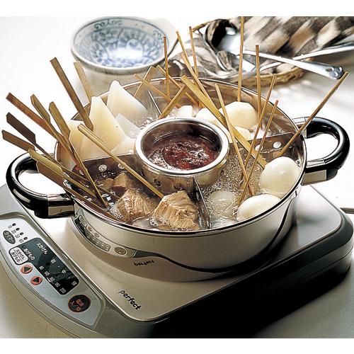仕切り鍋 日本製 燕三条 ステンレス IH対応 Objet おでん湯豆腐 仕切り鍋 日本製 燕三条 ステンレス IH対応 Objet おでん湯豆腐