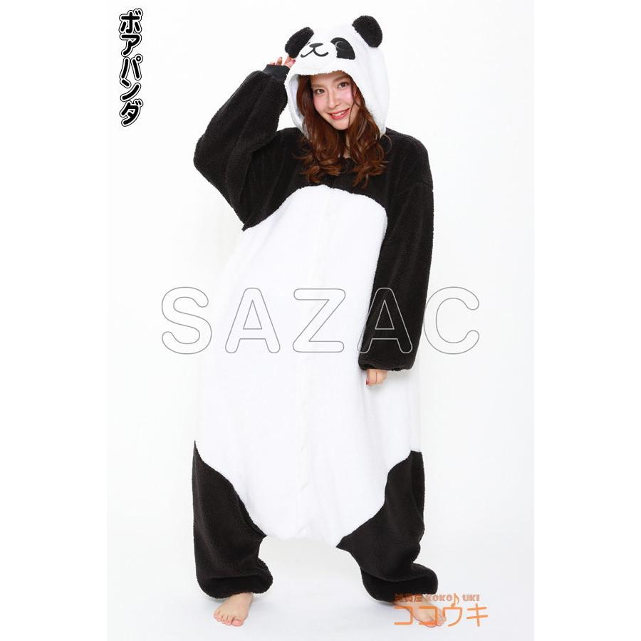 着ぐるみ 大人用 フリース ボア パンダ 選択： パンダ ボアパンダ 動物 