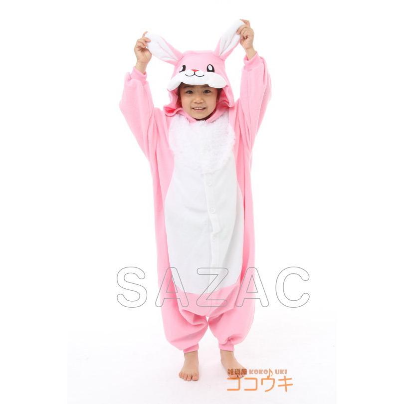 □ 着ぐるみ 子供用 うさぎ (フリース:110cm 130cm サイズ □ 着ぐるみ 子供用 うさぎ (フリース:110cm 130cm サイズ