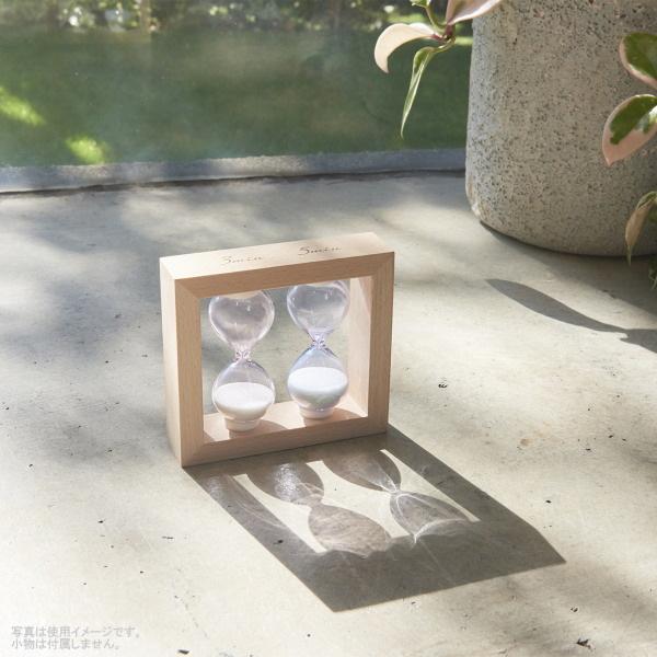 【美品】砂時計　3分4分5分　木枠　置物　インテリア　工芸品　美術品　A1347 砂時計 3分 5分 フレーム付き砂時計3分計＆5分計 インテリア砂時計