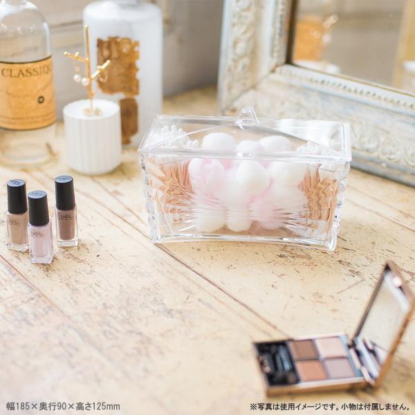 コットン めん棒 収納ケース コットンケース 透明 クリアー コットン