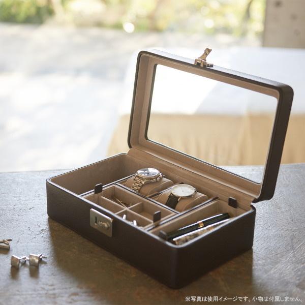LUSSO ルッソ 本革 メンズボックス 時計メガネ アクセサリー 小物入れ アクセサリーケース 本革 メンズボックス LUSSO 送料無料 男性用 小物