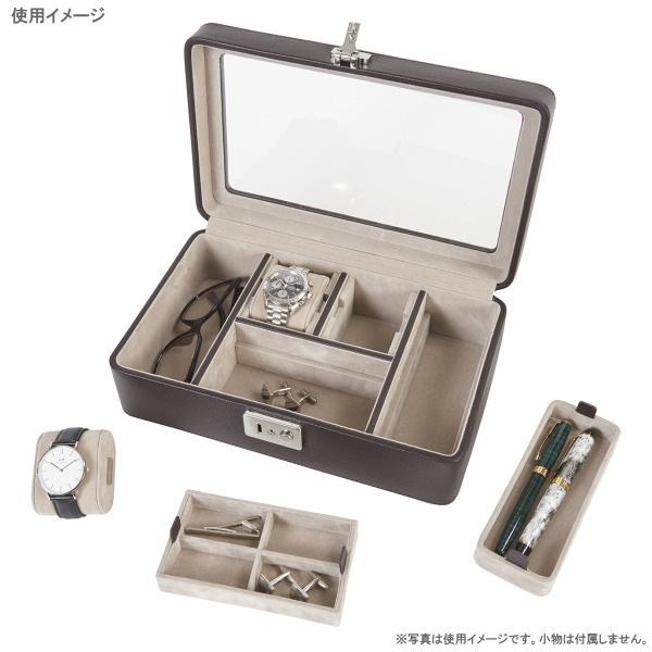 アクセサリーケース 本革 メンズボックス LUSSO 送料無料 男性用 小物