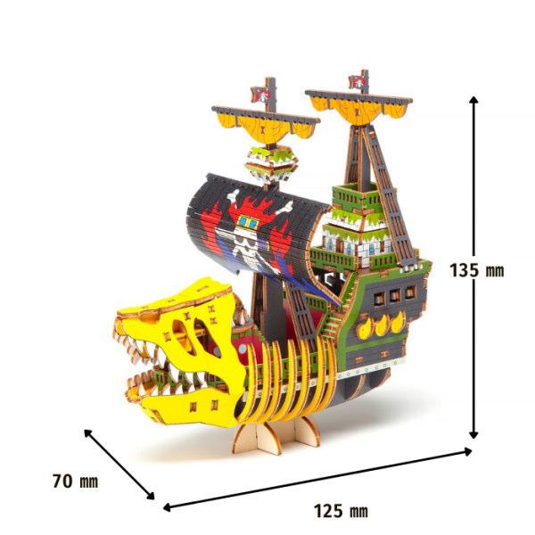 立体パズル 木製 ONE PIECE ヴィクトリアパンク号 難易度4 ワンピース