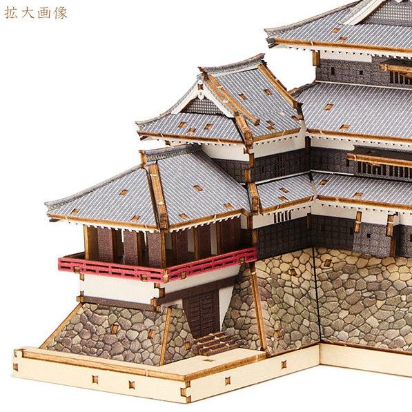 立体パズル 木製 松本城 カラーバージョン 難易度5 パズル 立体 立体パズル 木製 松本城 カラーバージョン 難易度5 パズル 立体