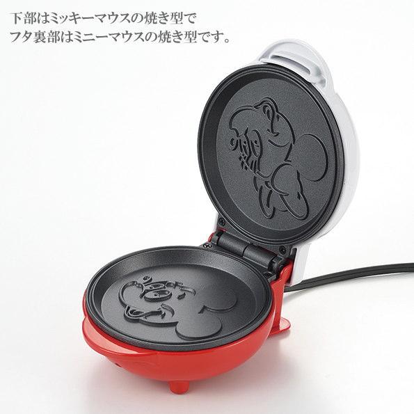 ミッキーマウス＆ミニーマウス パンケーキメーカー 電気式 ディズニー