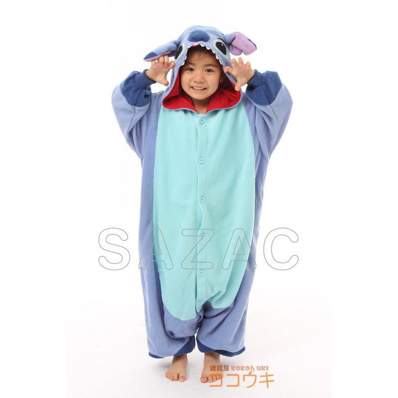 □ 子供用 着ぐるみ スティッチ （フリース：110cm 130cmサイズ