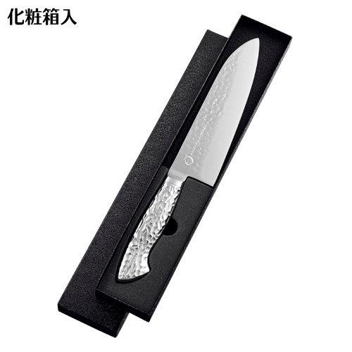 日本製 燕三条製 燕熟の技 オールステンレス 槌目 三徳包丁 日本製 燕三条製 燕熟の技 オールステンレス 槌目 三徳包丁