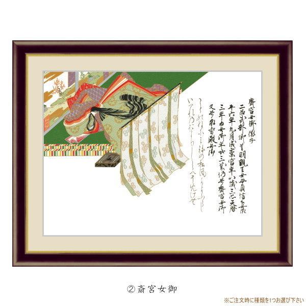 絵画 額入り 壁掛け F6 佐竹本三十六歌仙額飾り複製画 1枚 日本