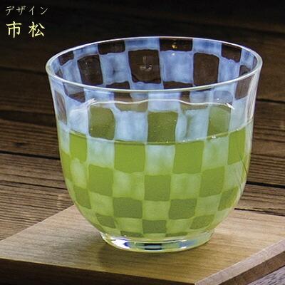 作家もの器セット 大正ガラス　カフェ食器24点 冷茶グラス 日本製 大正浪漫硝子 冷茶 市松 1個 手作り ガラス 和食器