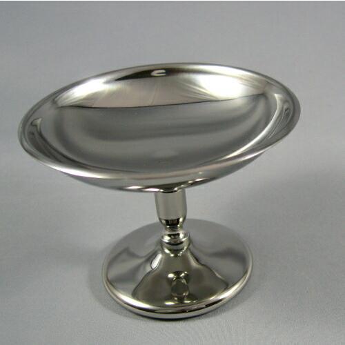 日本製 18-8ステンレス製 アイスカップ スタンド型 家庭用 業務用 お皿