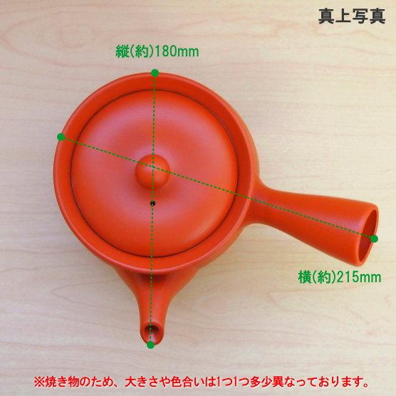 常滑焼 急須 日本製 常滑焼き 朱泥 大型急須 容量1000cc さわやか網