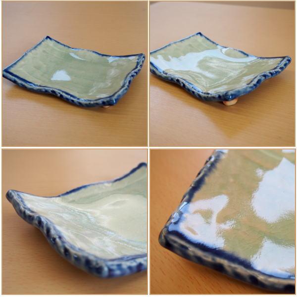 焼物皿 日本製 セット 御深井 前菜皿 5枚 規格長辺 約17cm 付出皿シリーズ 業務用 食器 陶器 居酒屋 お皿 角皿 焼皿 串皿 くし皿 やきとり皿 おつまみ皿 上品の画像