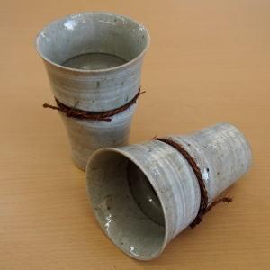 焼酎 グラス 陶器 青磁刷毛 湯割りカップ 規格 小 5個セット 日本製