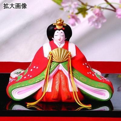 お雛様 日本製 送料無料 平安内裏雛 規格サイズ 特大 陶器 国産 親王