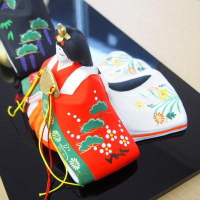 お雛様 日本製 送料無料 平安内裏雛 規格サイズ 特大 陶器 国産 親王