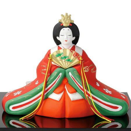 お雛様 日本製 送料無料 平安洛中内裏雛 規格寸 特大 陶器 国産 親王