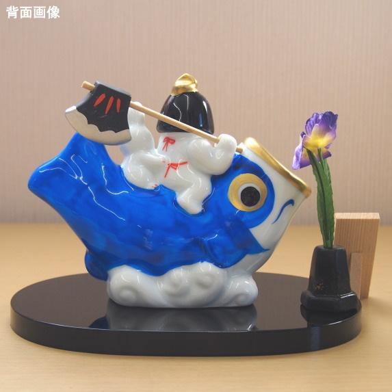 新品 5月人形 日本製 出世鯉 金太郎飾り 白磁 陶器 金太郎 子供大将 鯉のぼり こいのぼり コンパクト かわいい 端午の節句 五月人形 Materialworldblog Com