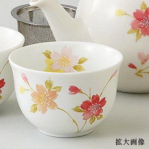 天寿花園 茶托付煎茶揃 湯呑 セット 5客 湯呑み 美濃焼 茶器 日本製