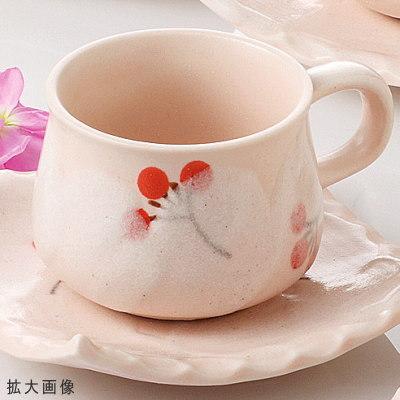 コーヒーカップ 5客セット 志野あかね珈琲碗皿5客揃え 日本製 美濃焼