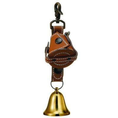 消音 熊よけ 鈴 ベル 消音仕様 熊よけベル 中サイズ 革ホルダーケース
