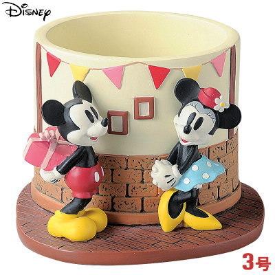 ミッキーミニープランター 約30cm Disney ミニプランター ミニーマウス （ 植木鉢 鉢 園芸用品