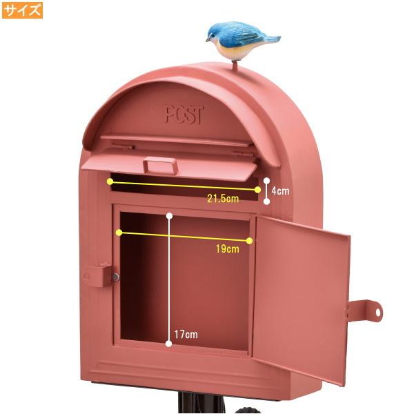 郵便受けポストガーデニング置物熊と鳥鍵つき9800円にお値下げ 【公式