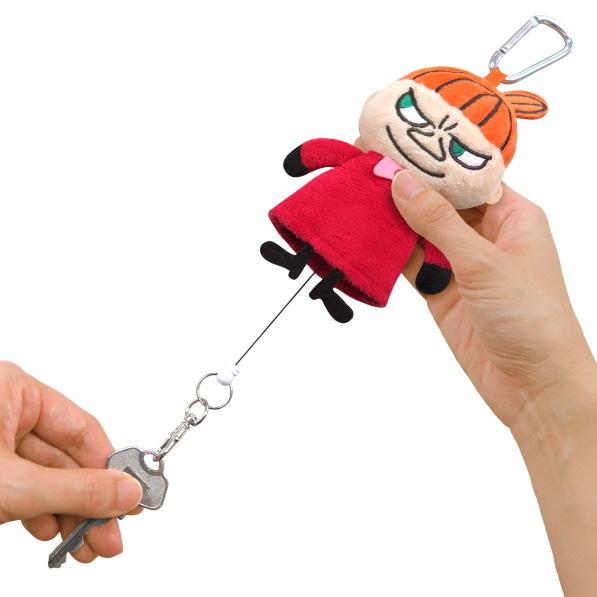 キーホルダー リトルミイ カーリール キーケース ムーミン