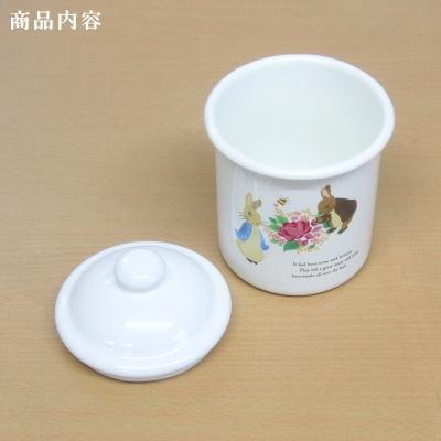 保存容器 ピーターラビット ホーロー製蓋付キャニスター M キッチン