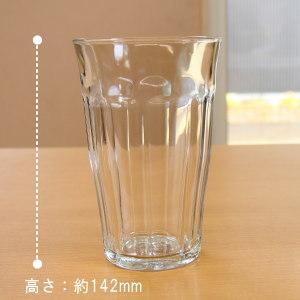 コップ 耐熱強化ガラス 500ml 24個セット ピカルディクリア タンブラー