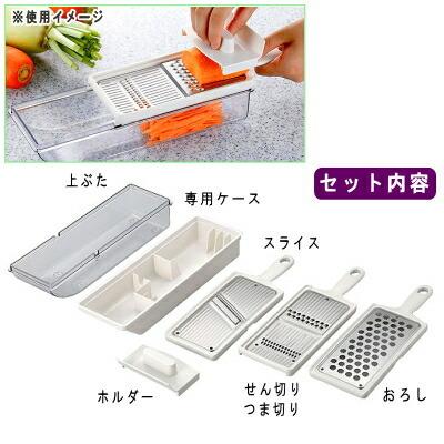 チタン刃 野菜調理器セット 日本製 錆びない 金属臭がつかない 離乳食