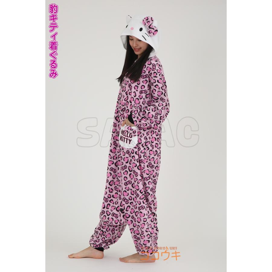 豹キティ フリース 大人用 着ぐるみ きぐるみ ハローキティ 豹キティ フリース 大人用 着ぐるみ きぐるみ ハローキティ