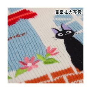 魔女の宅急便 グッズ 持ち手仕様 刺繍付き ニットバッグ キャラクター