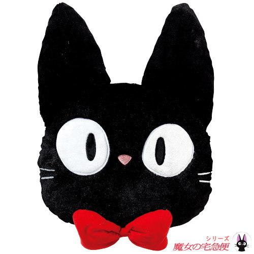 魔女の宅急便 グッズ ジジのフェイス クッション 中材 低反発ウレタン