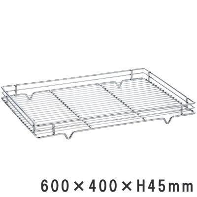 日本製 業務用品 ステンレス製 かご 約600×400mm 送料無料 飲食店 パン