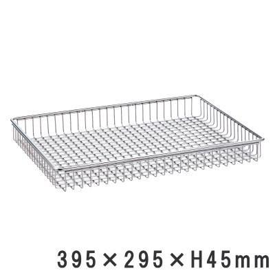 日本製 業務用品 ステンレス製 バスケット 約395×295mm 飲食店 パン屋
