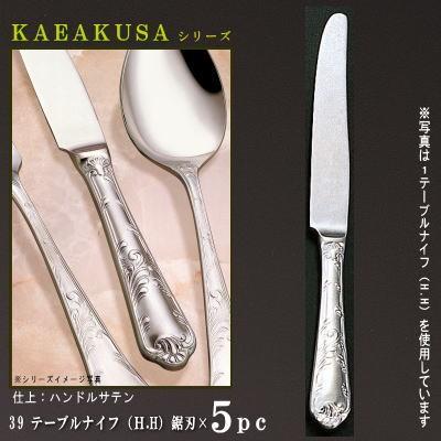 ナイフ 刃付き 5本 セット KARAKUSAシリーズ テーブルナイフ H.H 243mm