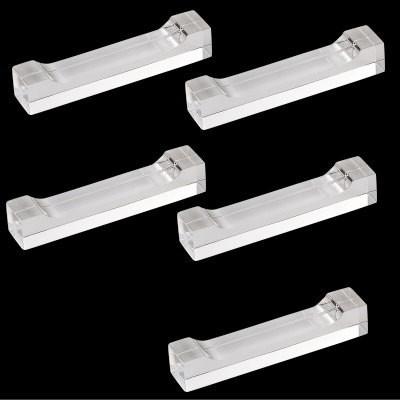 ナイフレスト 5個 セット アクリル製 箸 ナイフ フォークレスト 角型