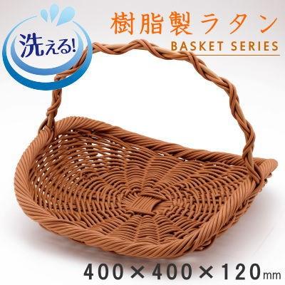 レトロ　ラタン　籐　カゴ　バスケット　大 楽天市場】バスケット ラタン 幅66×奥行53×高さ69 持ち手付き かご