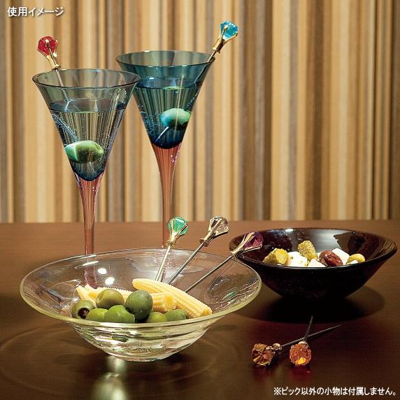 マティーニピック 10本セット <br>ダイヤモンドヘッド(樹脂製)シリーズ