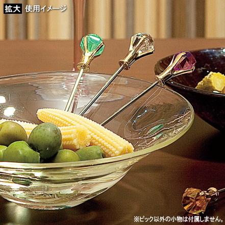 マティーニピック 10本セット <br>ダイヤモンドヘッド(樹脂製)シリーズ