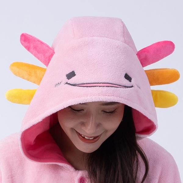 着ぐるみ 大人用 カラフルウーパー 珊瑚マイヤー ウーパールーパー
