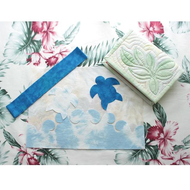 ハワイアンキルト手作りキット ホヌのブックカバー(S) BCSHO001KOKUA ハワイアンキルト製作所 通販 Yahoo