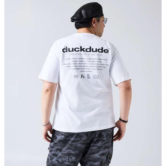 大きいサイズ メンズ■b-one-soulDUCK DUDEメタリック半袖Tシャツ▽大きいサイズ メンズ 3L 4L 5L 6L｜kokubo-big｜02