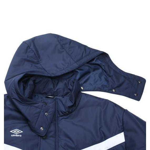 大きいサイズ メンズ UMBRO ロング パデッド コート ネイビー 1273-1340-1 2L 3L 4L 5L 6L umbro（アンブロ） 大きいサイズ メンズ UMBROロングパデッドコート