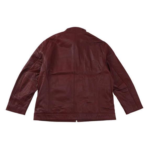 大きいサイズ メンズ■TETE HOMMEスタンドカラーレザーブルゾン▽大きいサイズ メンズ 3L 4L 5L 6Lの画像