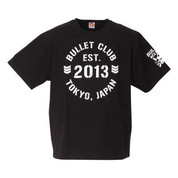 大きいサイズ メンズ 新日本プロレスBULLET CLUB「EST.2013」半袖Tシャツ 大きいサイズ メンズ 3L 4L 5L 6L｜kokubo