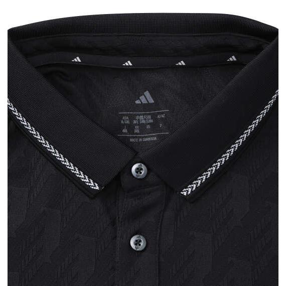 大きいサイズ メンズ■adidas golfCLIMACOOLシーズナルジャガード半袖シャツ▽大きいサイズ メンズ 3L 4L 5L 6Lの画像