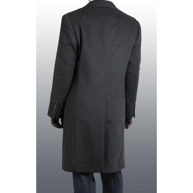 コート メンズ ビジネス カシミヤ ロング カシミヤ100 チェスター チャコール 40代 冬 送料無料 Chester C100 Charcoal メンズスーツkokubo 通販 Yahoo ショッピング