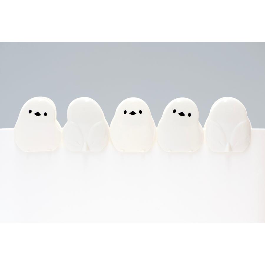 小久保工業所 KOKUBO ことりクリップ 4羽 袋止めクリップ